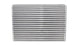 Vibrant intercooler core with 17.75x11.8x4.5 inches dimensions, featuring a vibrant metal core and fin design for high-performance cooling.