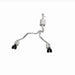 Magnaflow 2021 GMC Yukon V8 6.2L Street Series Cat-Back Performance Exhaust System installed on a vehicle, showing the exhaust pipes.