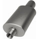 MagnaFlow muffler with tip, model RS 14X5X8, featuring 2.25/4 inch inlet and outlet, vehicle exhaust system component