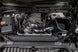 K&N 2019 Chevrolet Silverado 1500 5.3L V8 black cold air intake kit installed in engine bay, showcasing high-performance air filter and tubing.
