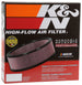 K&N Engineering round drop-in air filter with 14-inch outer diameter, 12-inch inner diameter, and 4-inch height for automotive use.