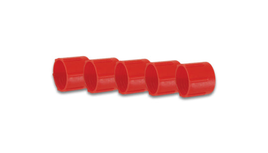 Vibrant Female AN Plastic Plug AN-10 fitting showing a black plastic connector with threaded end for automotive or aerospace use.