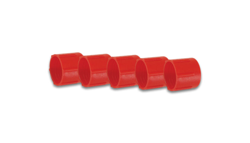 Vibrant Female AN Plastic Plug AN-16 fitting, black color, designed for automotive or industrial fluid fittings, showing a close-up view.