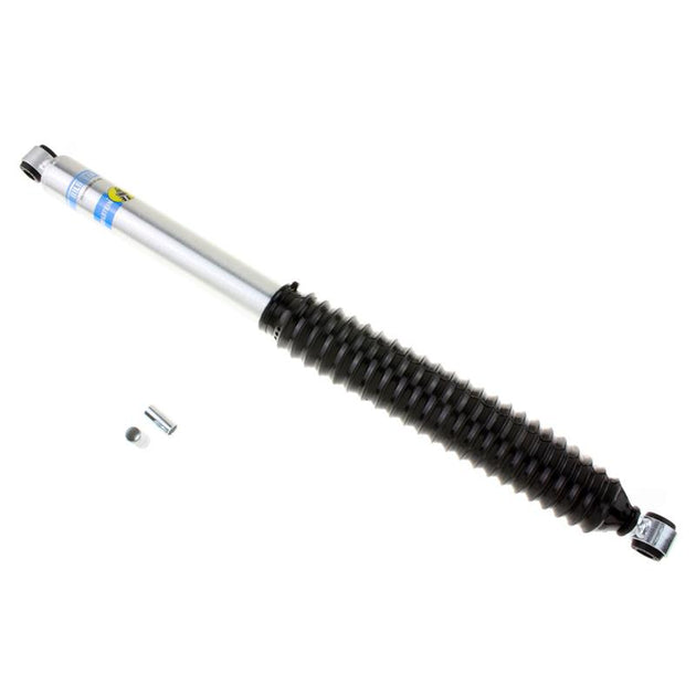 Bilstein 5125 Series lifted truck shock absorber with 201.5mm length, designed for off-road suspension, showing the shock with mounting hardware.