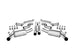 Borla 10-13 Chevy Camaro SS 6.2L V8 ATAK catback exhaust with X pipe, featuring sleek black tips and polished stainless steel finish.