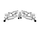 Borla 10-13 Chevy Camaro SS 6.2L V8 ATAK catback exhaust with X pipe, featuring sleek black tips and polished stainless steel finish.
