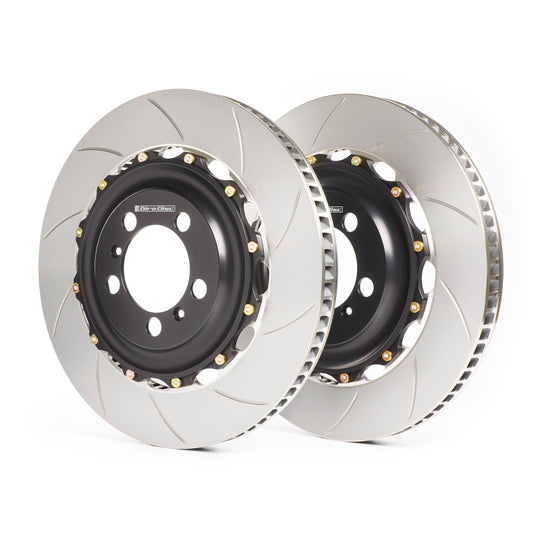 GiroDisc slotted rear brake rotors for Audi TT RS (8J) 2010-2013, high-performance slotted brake rotors for improved braking.