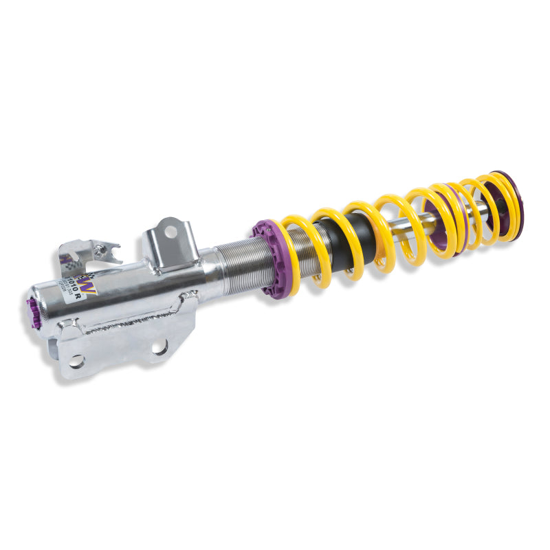 KW Coilover Kit V3 for 2016+ Chevy Camaro 6th Gen, showing adjustable coilover suspension with no electronic dampers