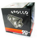 K&N Engineering Apollo Black 70mm OD cold air intake system with flange and polypropylene construction, designed for improved engine airflow.