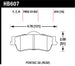 Hawk Performance rear brake pads for Pontiac G8 2008-2009 with 3.6L or 6.0L engine, high-performance street brake pads.