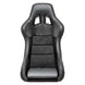 Sparco QRT-C race seat in black carbon with black upholstery, designed for high-performance racing and racing car interiors.
