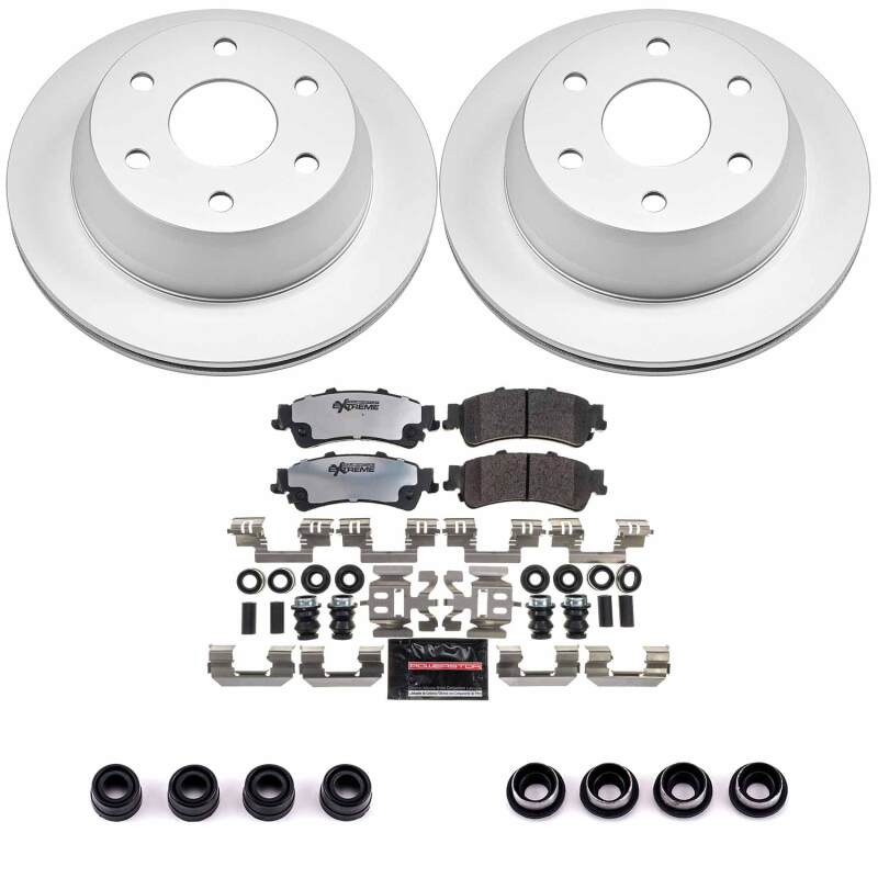 PowerStop Chevrolet Astro rear Z36 coated truck and tow brake kit, performance brake components for enhanced stopping power.