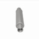 MagnaFlow Mag SS muffler with 14x4x4 inch body and 2.5x2.5 inch inlet/outlet pipes, stainless steel construction for vehicle exhaust.