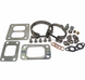 BorgWarner EFR hardware and installation kit with various metal brackets and fasteners for turbocharger setup.