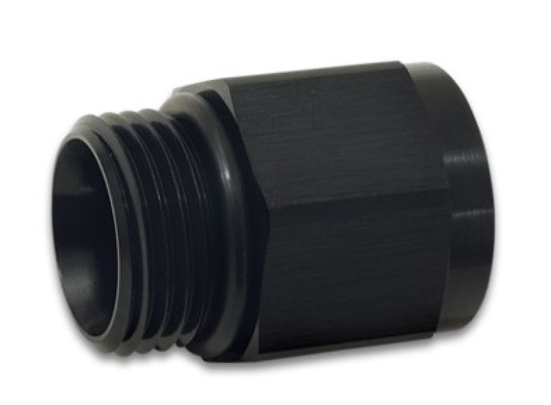 Vibrant Male -8 ORB to Female M18 x 1.5 adapter fitting, metallic with threaded ends, used for hydraulic or pneumatic connections.