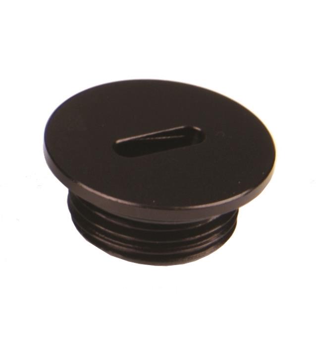 Aeromotive AN-08 O-Ring Boss Slim Line port plug fitting for fuel systems, featuring durable construction and precise sealing.