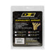 DEI exhaust wrap in tan, 2-inch by 15-foot roll, wrapped around exhaust pipes for heat insulation and protection.