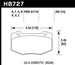 Hawk Performance rear brake pads for Chevrolet Corvette Stingray Z51 with J55 Brake Package, designed for high-performance street driving.