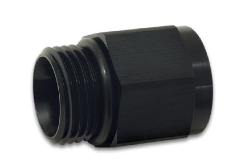 Vibrant Male -6 ORB to Female M12 x 1.5 adapter fitting showing threaded ends and vibrant branding on the fitting