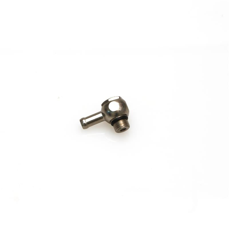 Turbosmart BOV -3AN Nipple, blow-off valve accessory, metal fitting with threaded end for turbocharger boost control.