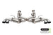 CORSA Performance Corsa 2020-25 Corvette C8 cat-back exhaust with 3-inch valved system and 4.5-inch quad tips, factory perf exhaust fit