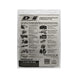 DEI Powersport exhaust thermal wrap sleeve kit in titanium, designed for heat protection on motorcycle or vehicle exhaust systems.