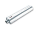 Borla oval XR-1 multi-core racing muffler with 3-inch inlet and outlet, black finish, and sleek aerodynamic design.