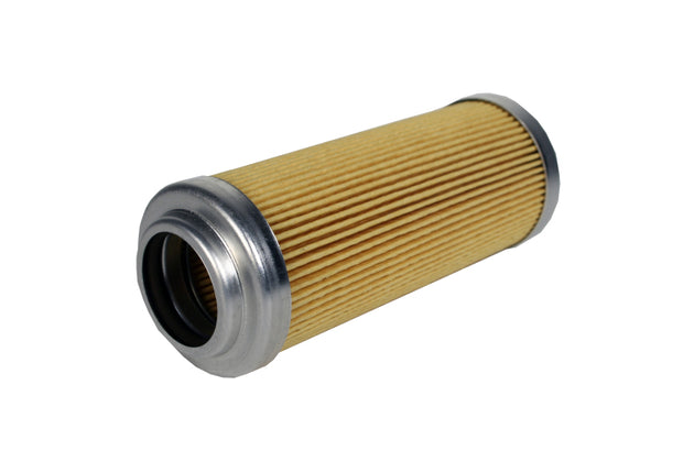 Aeromotive Pro-Series 10 Micron Fabric Element fuel filter replacement for 12310 filter assembly, showing the filter element.
