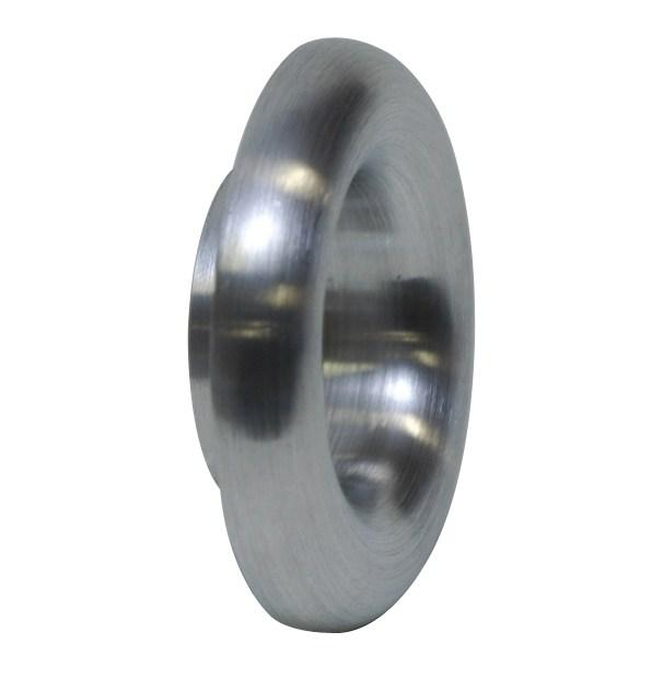 Vibrant aluminum bellmouth velocity stack with 4-inch neck and 7-inch bellmouth diameter for automotive intake systems.