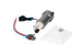 Aeromotive 450lph in-tank fuel pump installed in a vehicle, showing the compact design and electrical connections.