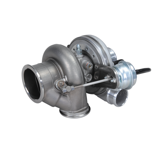 BorgWarner Super Core EFR B1 6758 turbocharger assembly showing detailed turbine and compressor components