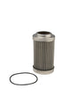 Aeromotive 40 Micron stainless steel fuel filter element for fuel filters, showing the clean, metal mesh filtering surface.