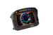 AEM CD-5LG Carbon Logging Digital Dash Display gauge with internal 10Hz GPS and antenna, showcasing a sleek black design.