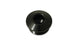 Vibrant aluminum -8AN ORB slimline port plug with O-ring, anodized black, fitting for high-performance automotive or fluid systems.