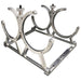Nitrous Express billet bracket for dual 10 or 15 lb N2O bottles with floor mounts, used as a nitrous bottle accessory.