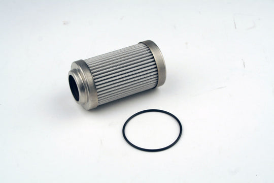 Aeromotive 10 Micron Microglass fuel filter element for Aeromotive fuel filters 12340/12350, showing the filter's microglass media.