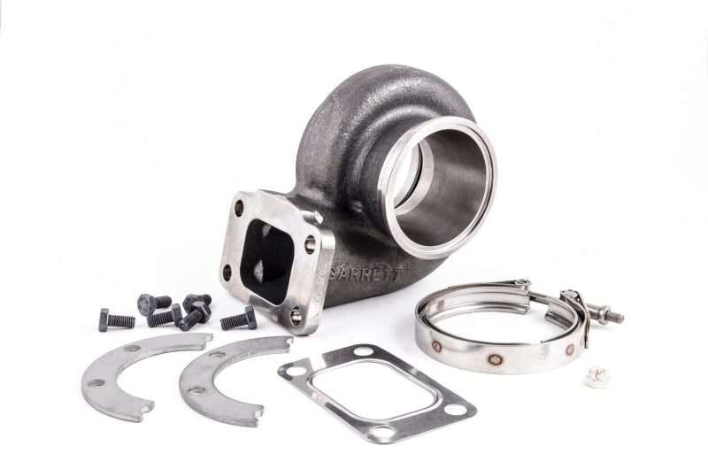 Garrett GT30R turbine housing kit with V-band, 0.82 A/R, Ni-Resist material, compatible with T3 turbines for turbochargers.