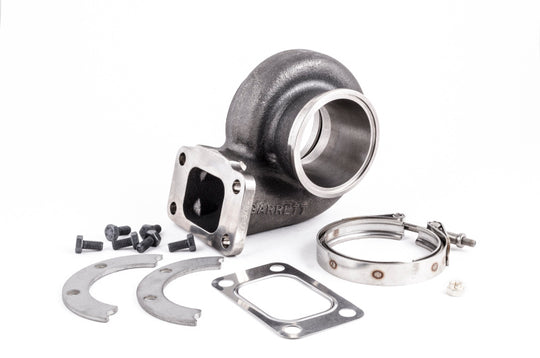 Garrett GT30R turbine housing kit with V-band, 0.82 A/R, Ni-Resist material, designed for T3 turbochargers.