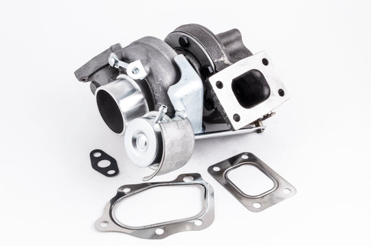 Garrett GT2554R Turbocharger CHRA with 8mm compressor wheel and part numbers 835995-0001, 471171-5003S, showing detailed components