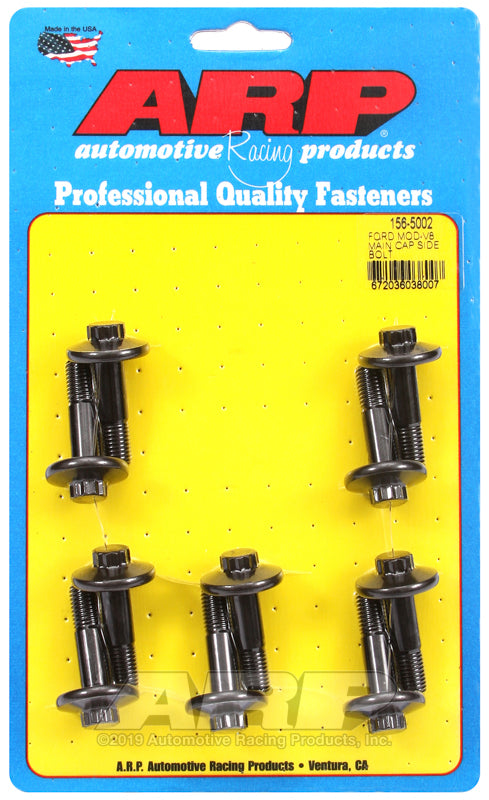 ARP Ford Modular V8 main cap side bolt kit with M9 main bolts for late aluminum block engine rebuilds.