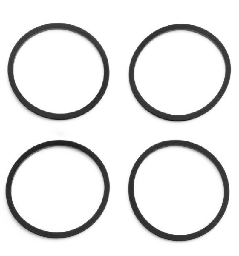 Wilwood brake caliper rebuild kit with four 1.62-inch square seal O-rings for brake system repairs.