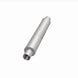 MagnaFlow Mag SS muffler with 22x4x4 inch dimensions and 2.5 inch center outlet, shown in a close-up of the stainless steel construction.