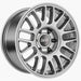 BBS TS-M 17x9 inch satin silver cast wheel with 6x139.7 bolt pattern and 106.1mm center bore on a vehicle.