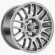 BBS TS-M 17x9 inch satin silver cast wheel with 6x139.7 bolt pattern and 106.1mm center bore on a vehicle.