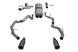 CORSA Performance Corsa 25-26 RAM 1500 RHO Crew Cab 3.0L T cat-back dual rear exit exhaust with 5-inch gun metal finish