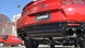 CORSA Performance Corsa 2016-24 Chevy Camaro SS 6.2L catback exhaust with dual rear exit and black PVD tips, showing the twin 4-inch tips.