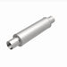 MagnaFlow Mag SS muffler with 14x4x4 inch body and 2.5x2.5 inch inlet/outlet pipes, showing the stainless steel construction.