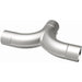 MagnaFlow 2.50-inch stainless steel 90/90 degree connecting pipe for exhaust systems, showcasing smooth bends and durable construction.