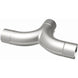 MagnaFlow 2.50-inch stainless steel 90/90 degree connecting pipe for exhaust systems, showcasing smooth bends and durable construction.