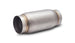 Vibrant SS Race Muffler with 4-inch inlet and outlet, 9-inch long, stainless steel exhaust muffler for performance vehicles